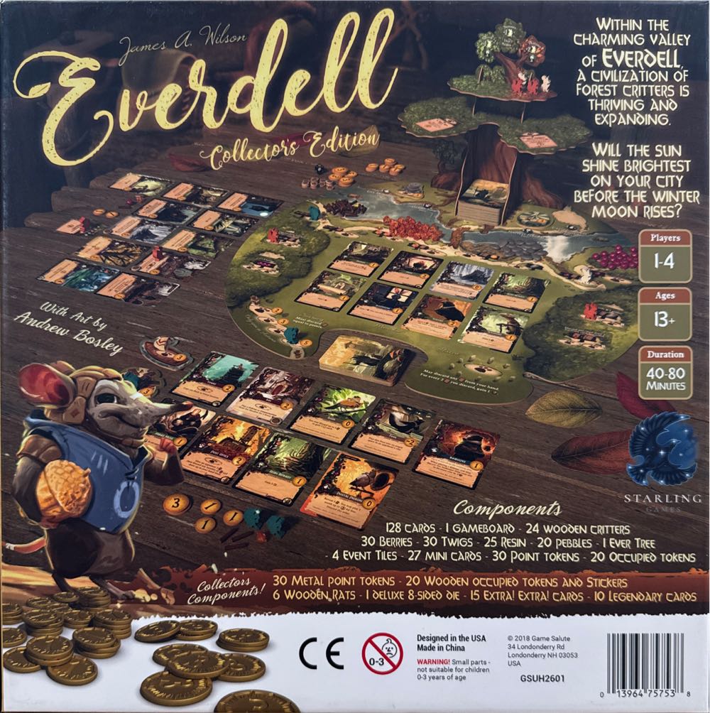 Everdell: Collectors Edition  (1-4) board game collectible [Barcode 013964757538] - Main Image 4