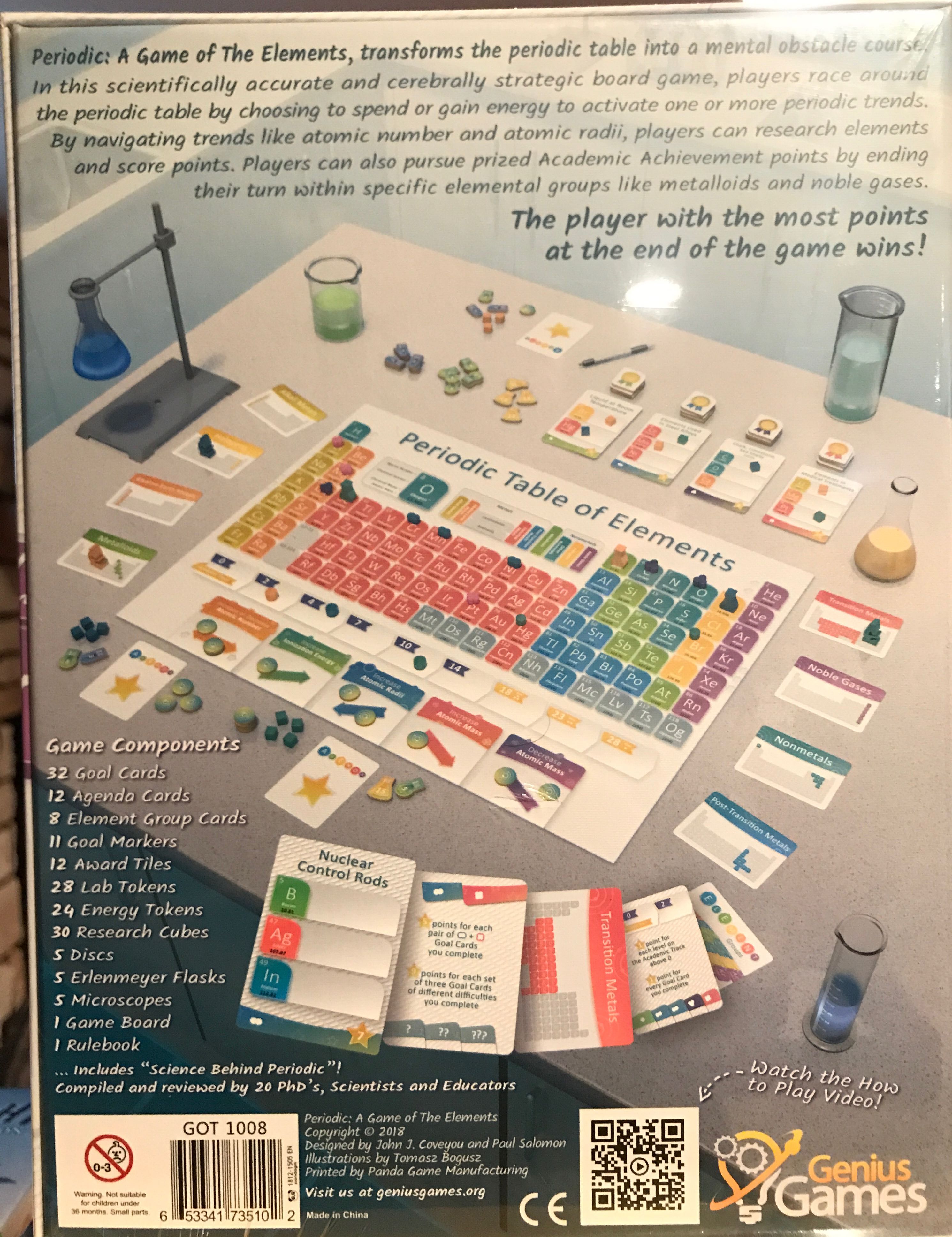 Periodic  (2-5) board game collectible [Barcode 653341735102] - Main Image 4