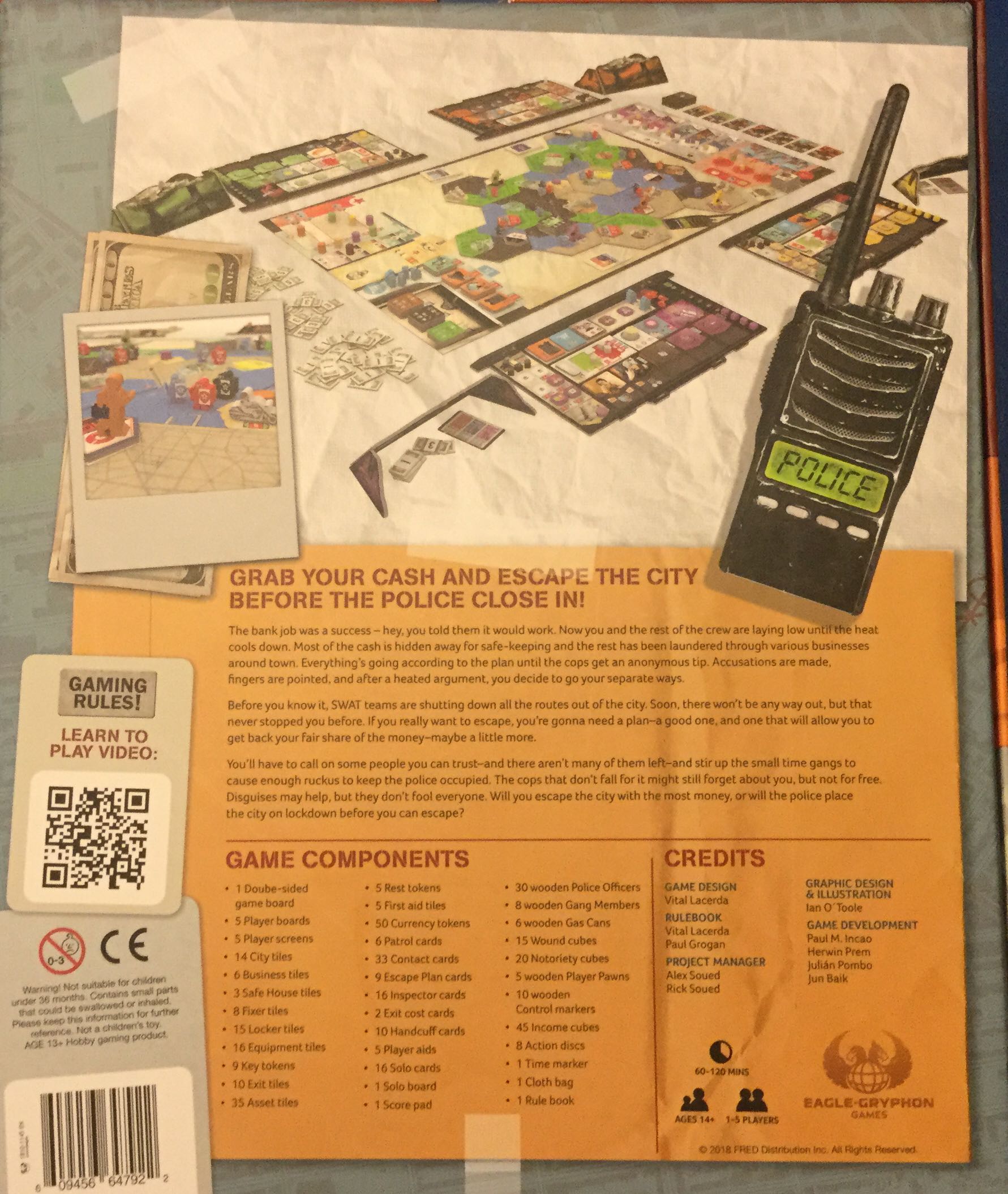 Escape Plan  (1-5) board game collectible [Barcode 609456647922] - Main Image 2