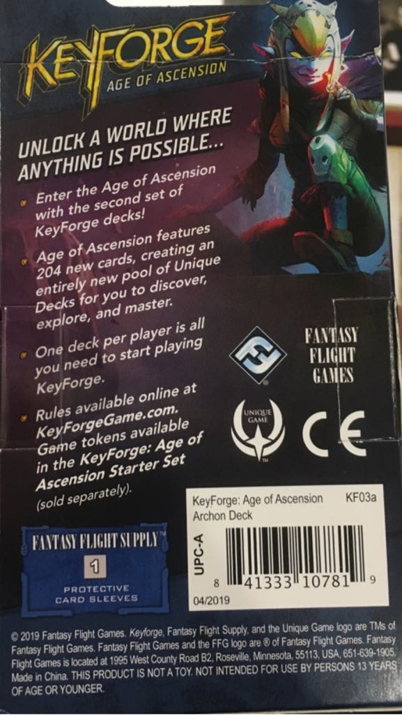 Key Forge: Age Of Ascension  board game collectible [Barcode 841333107819] - Main Image 2