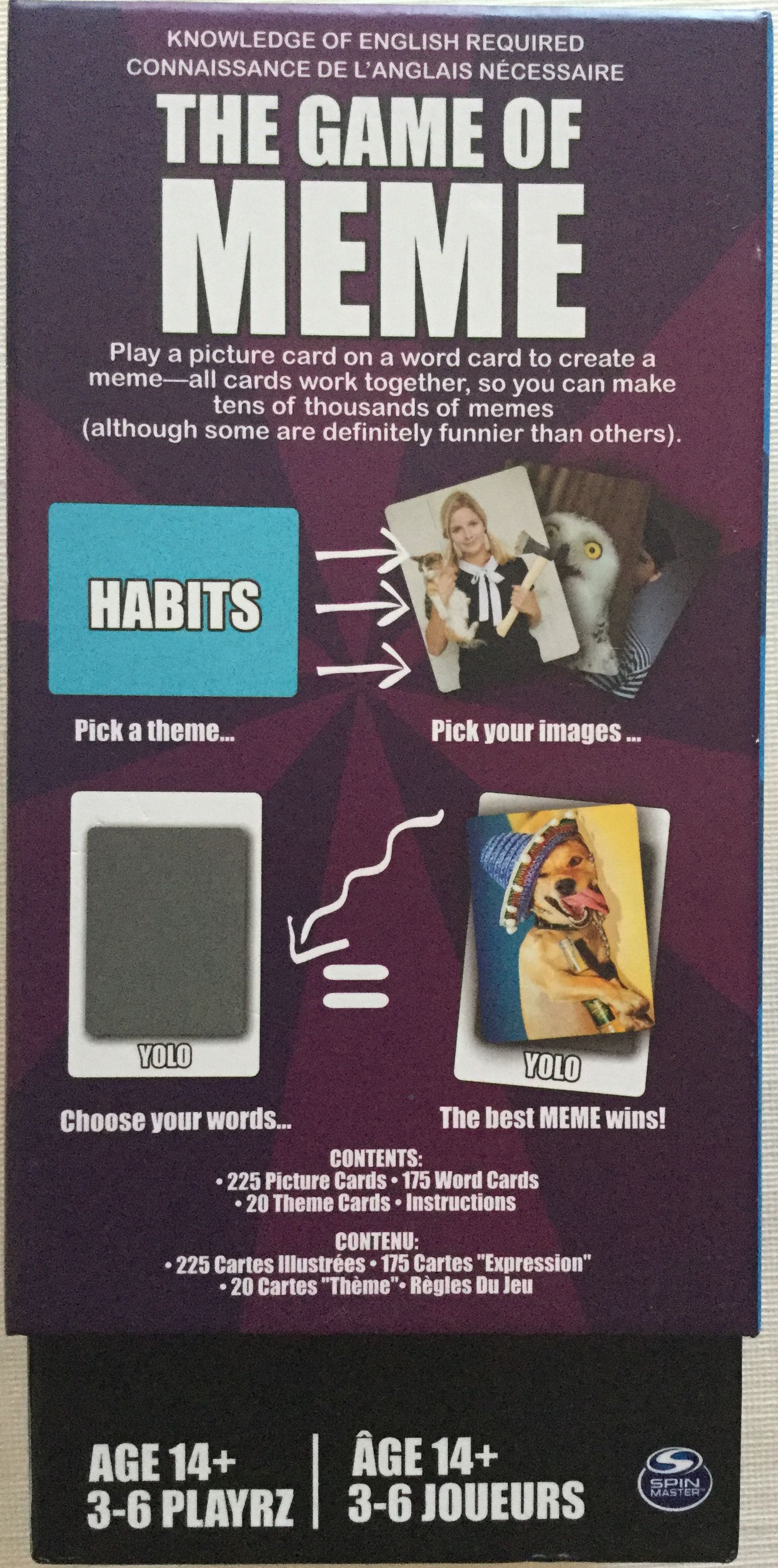 The Game Of Meme  (3-6) board game collectible [Barcode 778988712894] - Main Image 2