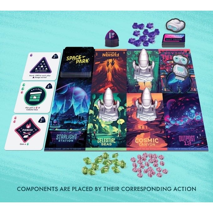 Space Park 🏅  (1-4) board game collectible [Barcode 866708000236] - Main Image 2