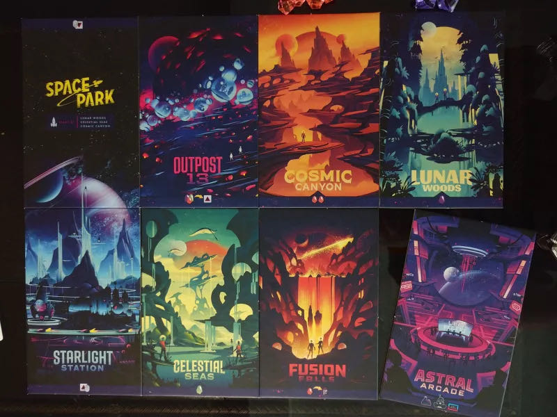 Space Park 🏅  (1-4) board game collectible [Barcode 866708000236] - Main Image 4