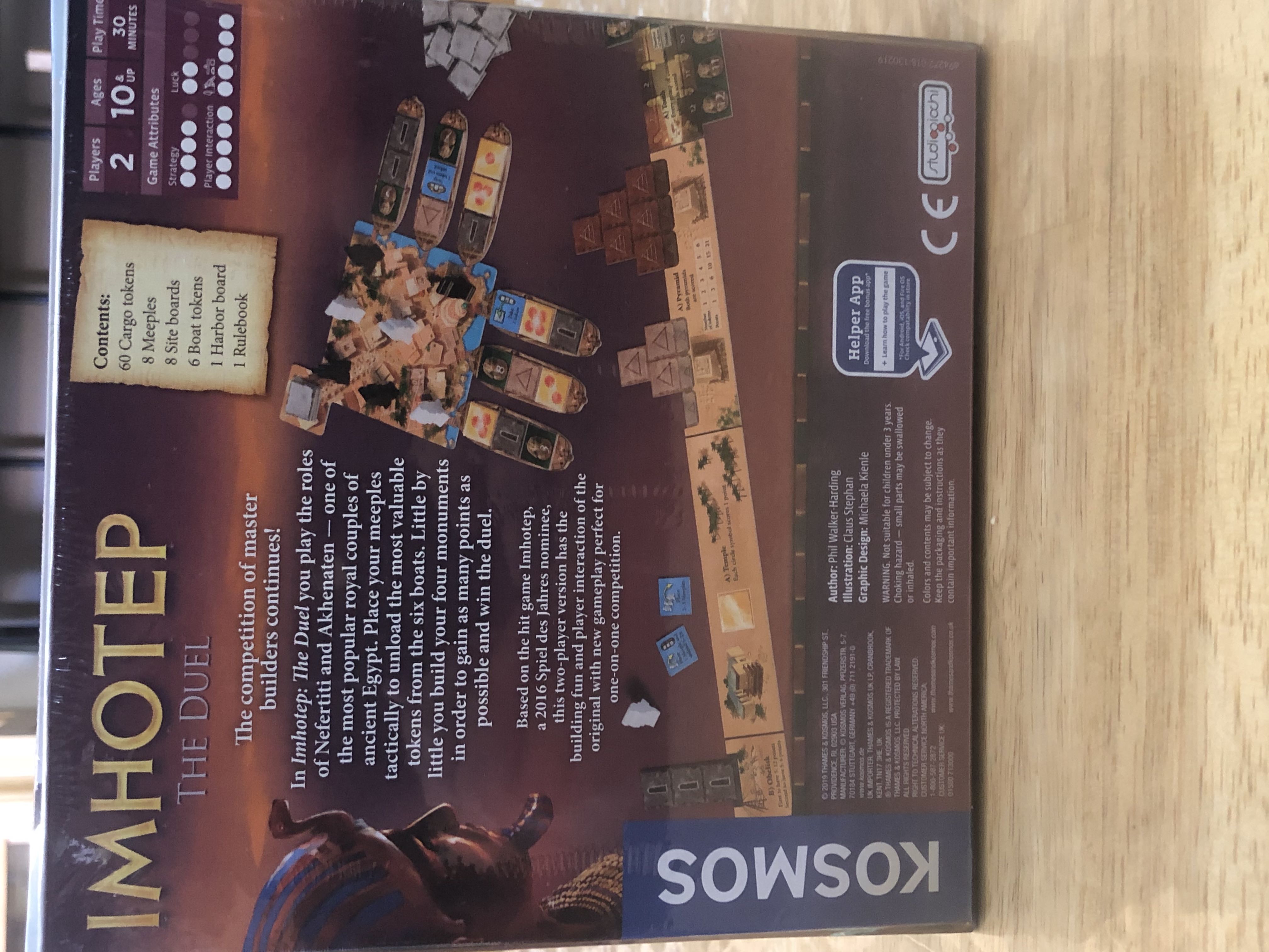 Imhotep: The Duel  (2) board game collectible - Main Image 2