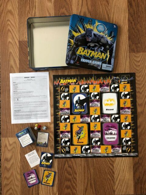 Batman Trivia Game  (2-4) board game collectible - Main Image 4