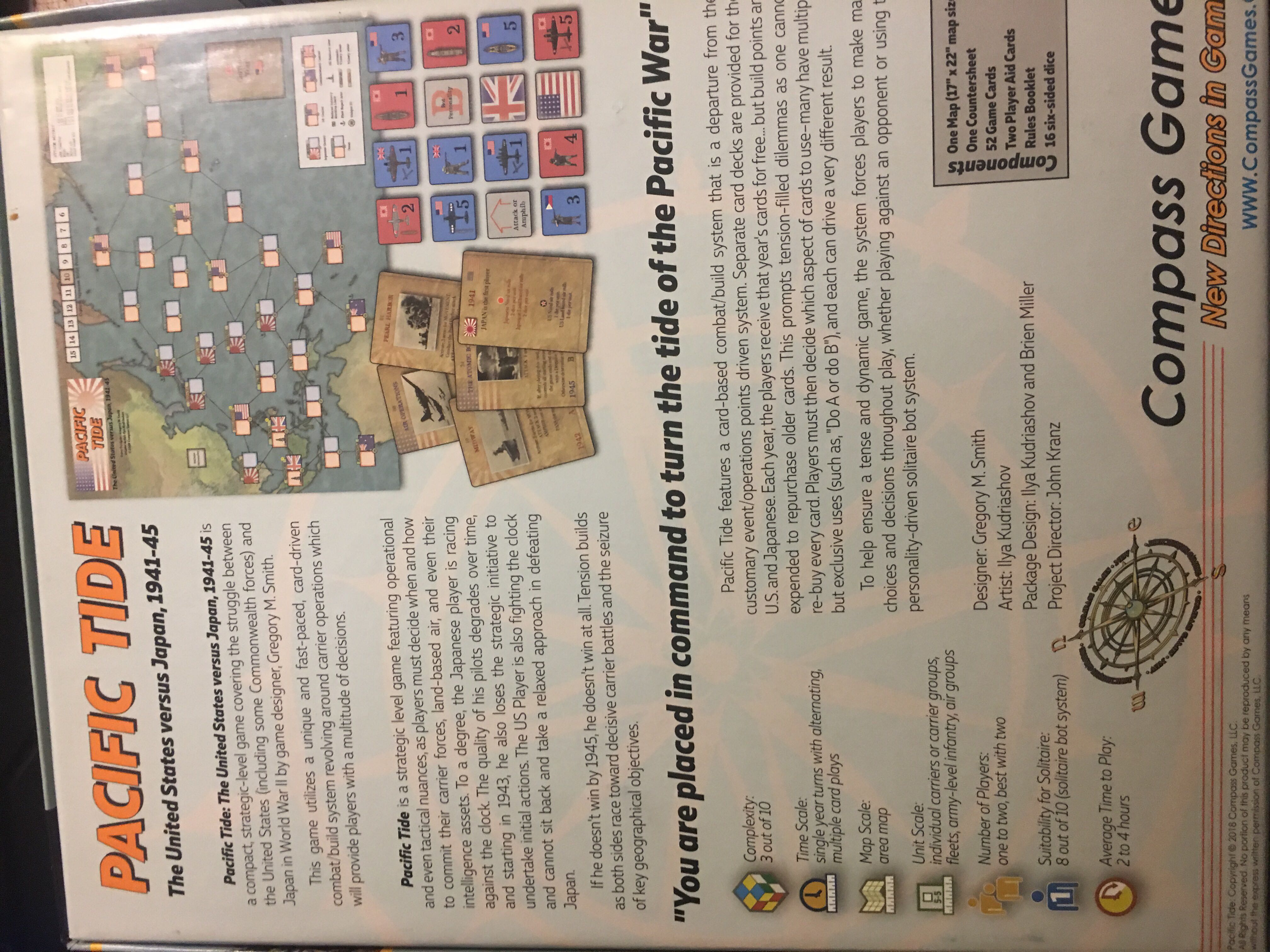 Pacific Tide  (2) board game collectible - Main Image 2