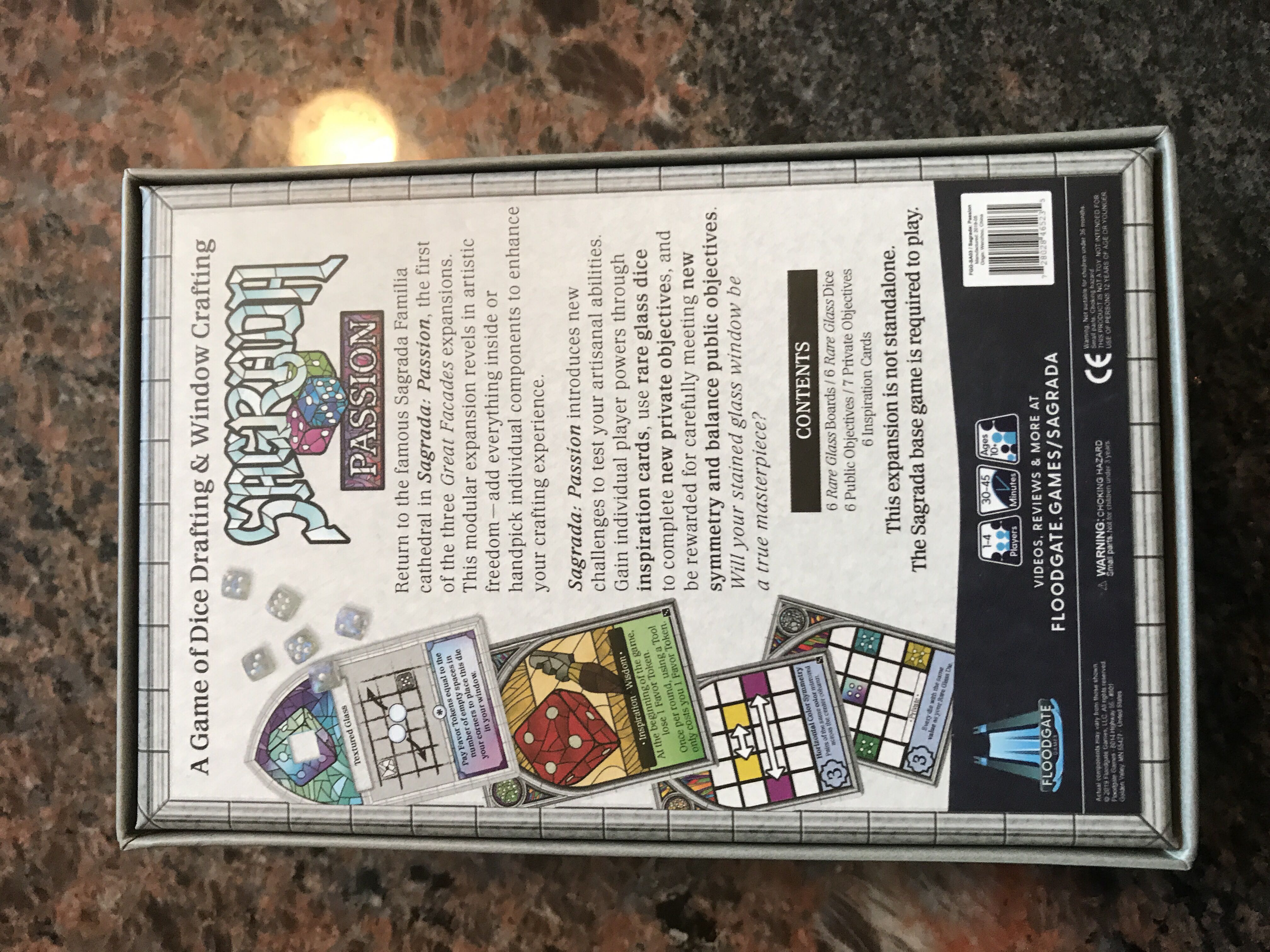 Sagrada: Passion  (1 - 4) board game collectible [Barcode 728028465235] - Main Image 2