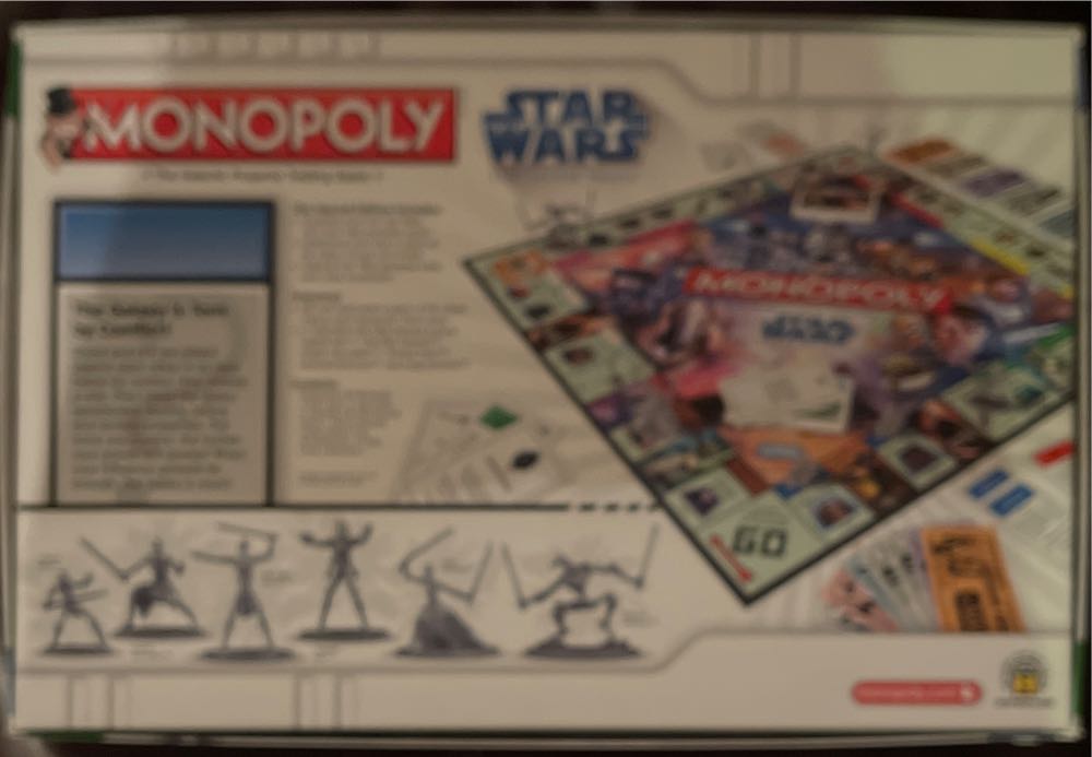 Star Wars - The Clone Wars Monopoly  (2-6) board game collectible [Barcode 653569349716] - Main Image 3