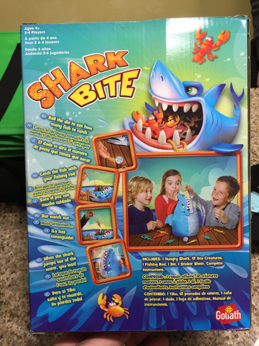 Shark Bite  (2-4) board game collectible [Barcode 021853000665] - Main Image 4
