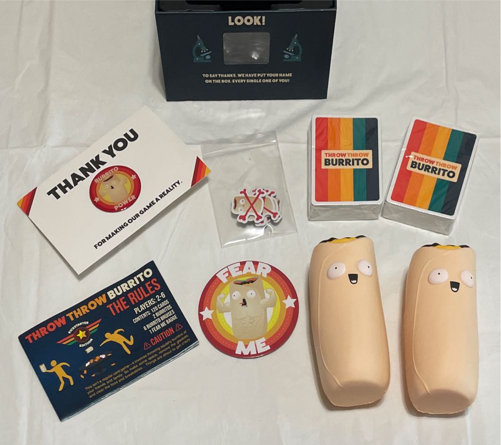 Throw Throw Burrito Kickstarter Version  (2-6) board game collectible [Barcode 852131006181] - Main Image 4