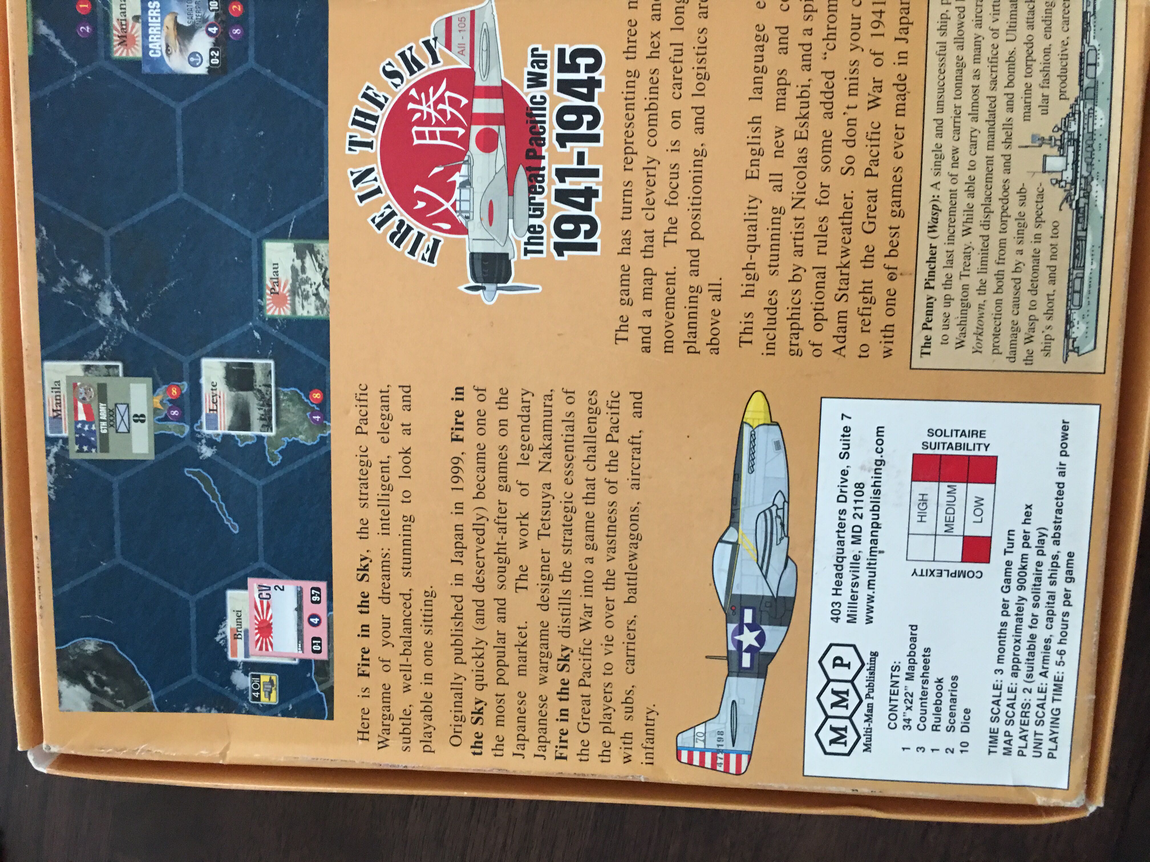Fire In The Sky  (2) board game collectible - Main Image 2
