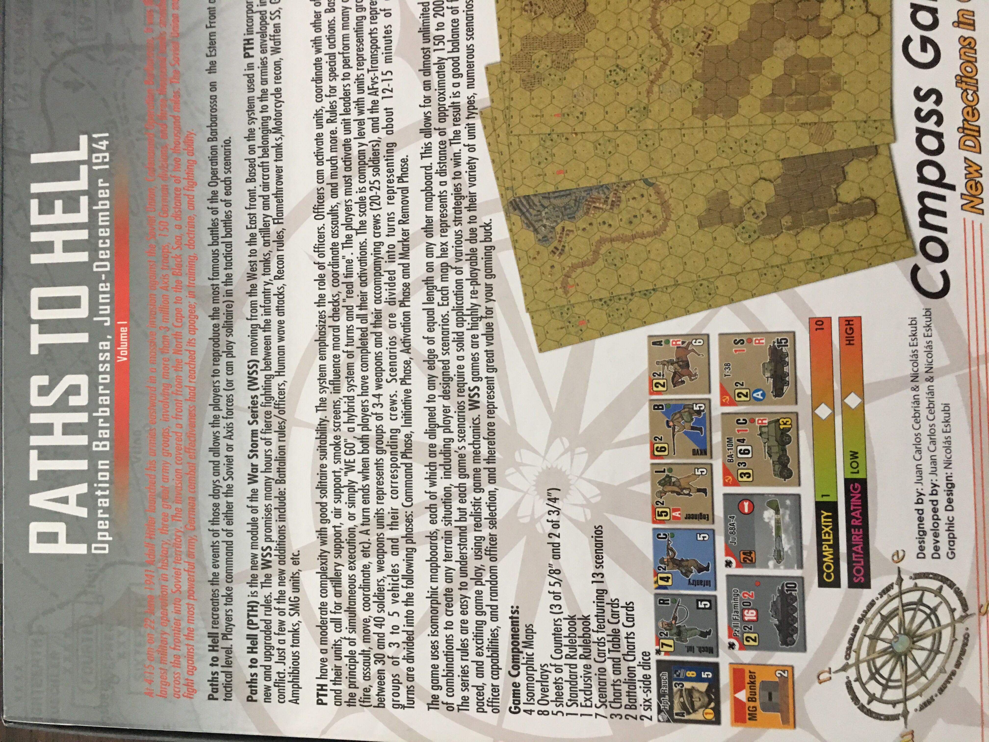 Paths To Hell: Barbarossa 6-12/1941 (2) board game collectible - Main Image 2