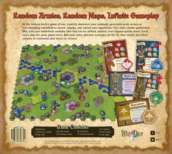 Dice Wars: Heroes of Polyhedra  (2-4) board game collectible [Barcode 796520356702] - Main Image 2