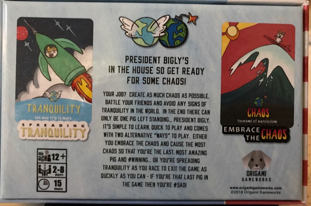 President Bigly  board game collectible - Main Image 2