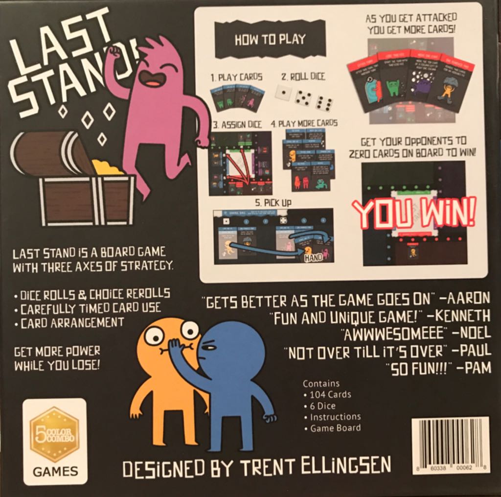 Last Stand!  (2-4) board game collectible [Barcode 860338000628] - Main Image 2