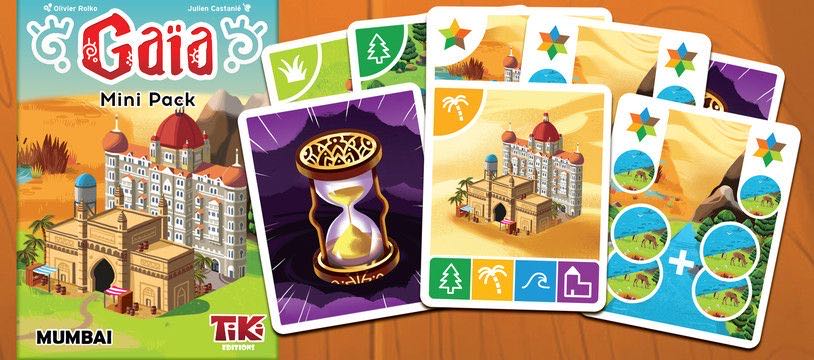 Gaïa: Mumbai Mini Pack  (2-5) board game collectible [Barcode 881314115693] - Main Image 3