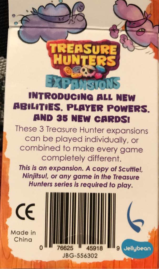 Ninjitsu! & Treasure Hunters Expansions  board game collectible [Barcode 076625459189] - Main Image 2