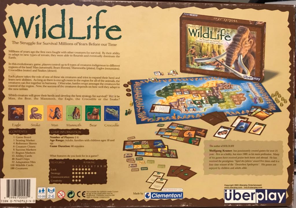 Wildlife  board game collectible [Barcode 859961000051] - Main Image 2