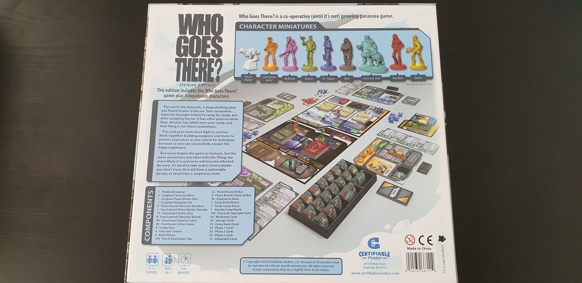 Who Goes There? Deluxe Edition  (3-6) board game collectible [Barcode 040232667114] - Main Image 2