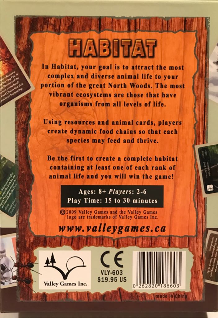 Habitat  (2-6) board game collectible [Barcode 262820186603] - Main Image 2
