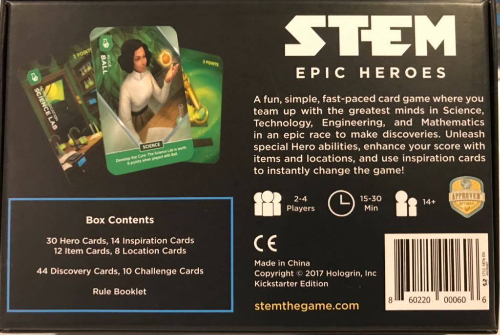 STEM Epic Heroes  (2 to 4) board game collectible [Barcode 860220000606] - Main Image 2