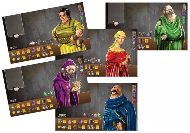 Architects of the West Kingdom: 2018 Promos  (1-5) board game collectible [Barcode 735850157122] - Main Image 3