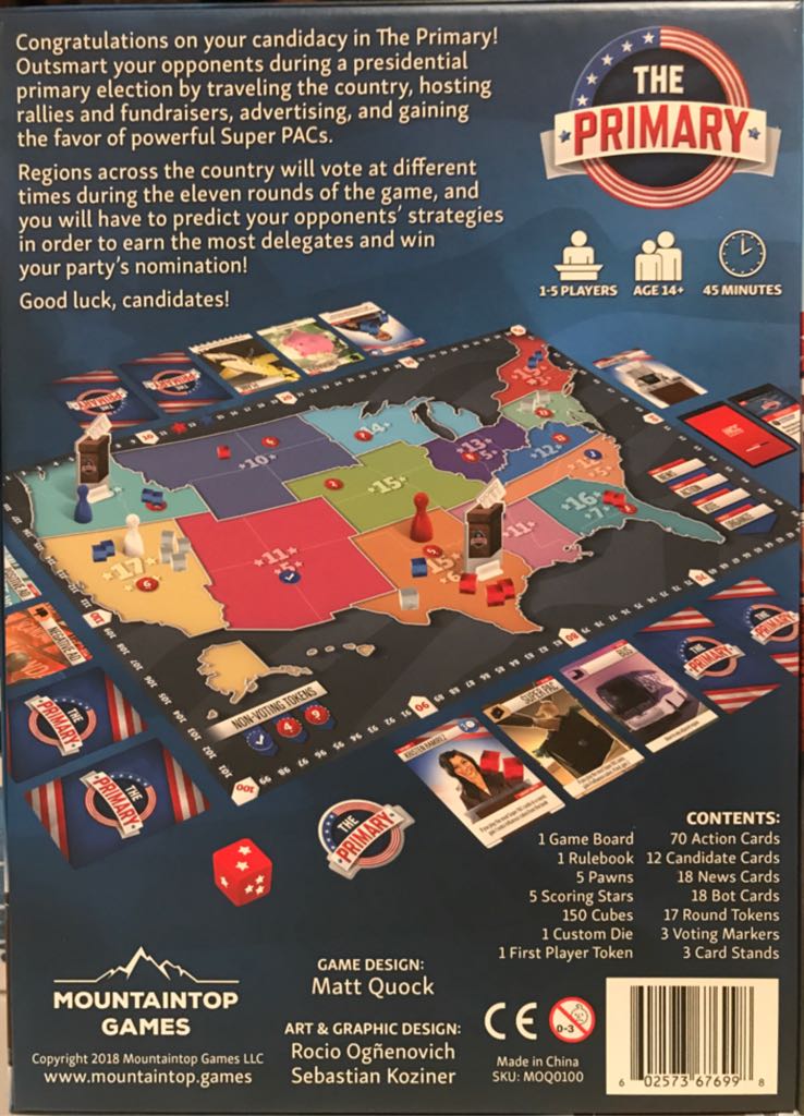 Primary, The  (1 3 3 4 5) board game collectible [Barcode 602573676998] - Main Image 2
