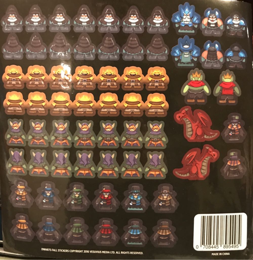 Dwar7s Fall: Stickers  board game collectible [Barcode 708445895495] - Main Image 2