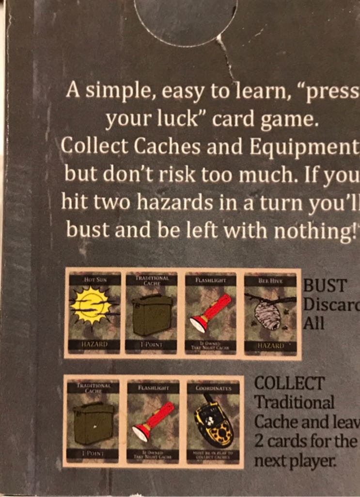 Cache Me If You Can! The Geocaching Card Game  board game collectible - Main Image 2