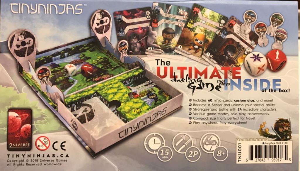 Tiny Ninjas  (2) board game collectible [Barcode 627843959175] - Main Image 2