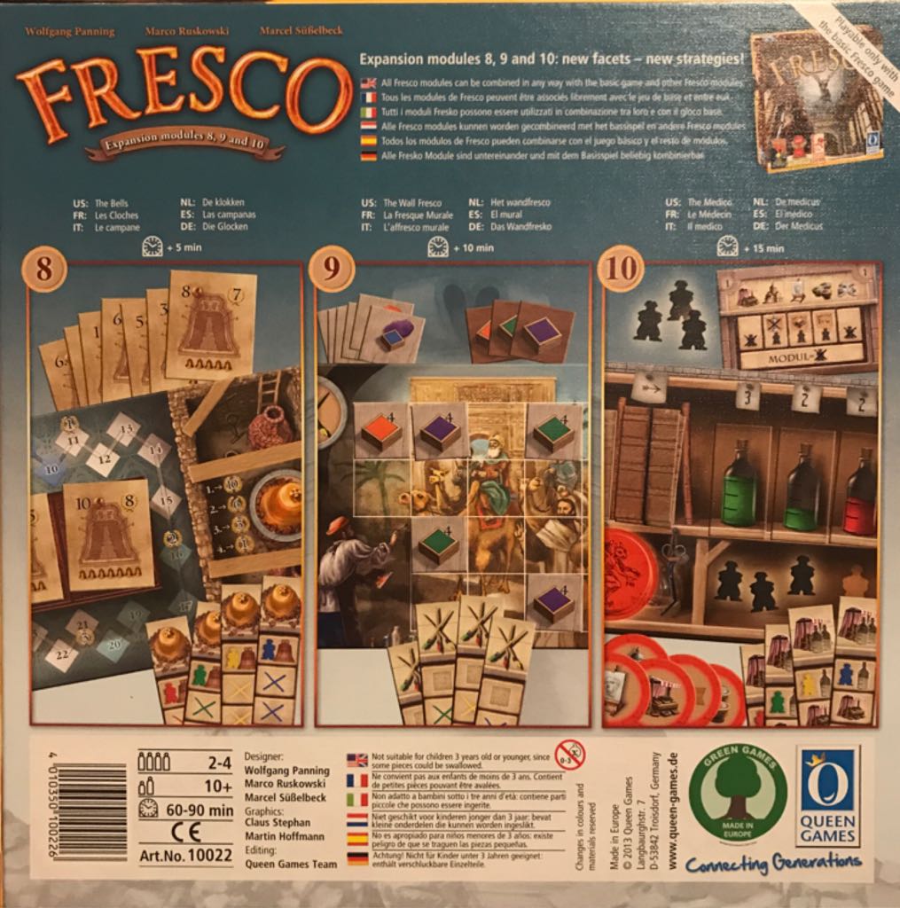 Fresco: Expansion Modules 8, 9, 10  board game collectible [Barcode 4010350100226] - Main Image 2