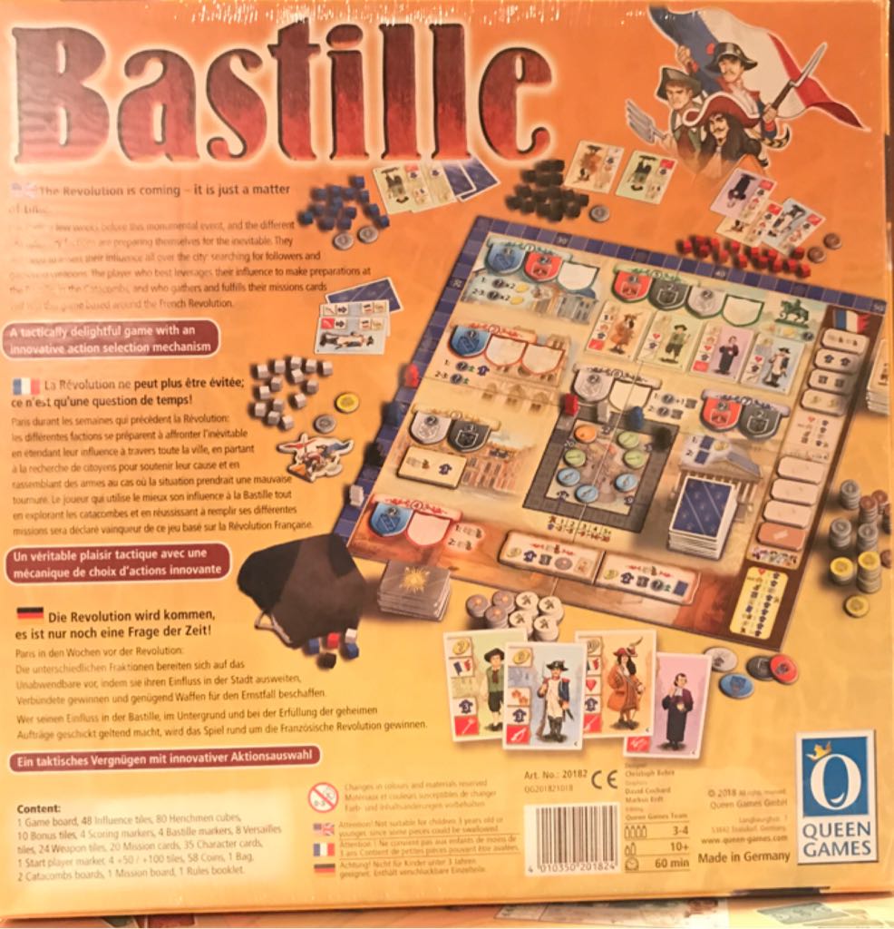 Bastille  (3-4) board game collectible [Barcode 4010350201824] - Main Image 2