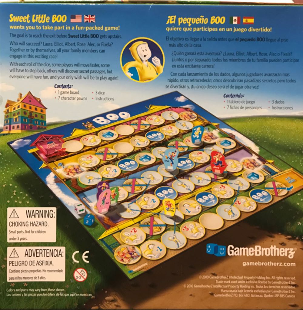 Boo  (1-6) board game collectible [Barcode 094922044969] - Main Image 2