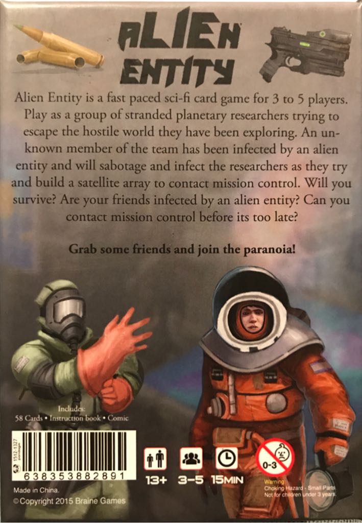 Alien Entity  (3-5) board game collectible [Barcode 638353882891] - Main Image 2