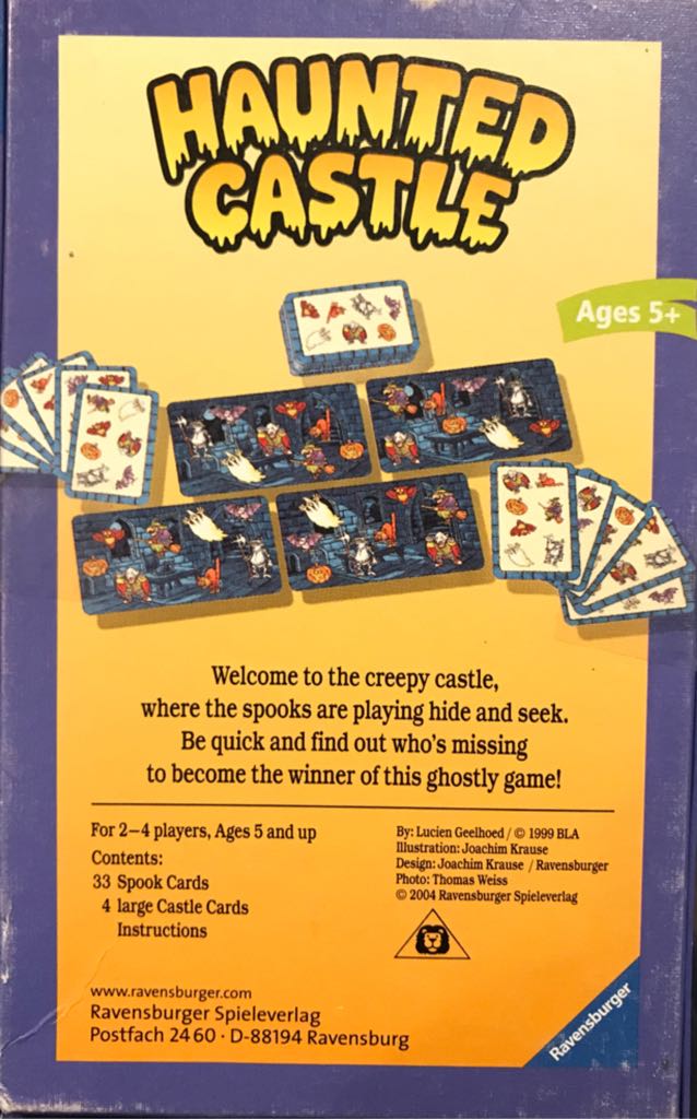 Haunted Castle: Who’s Missing?  (2-4) board game collectible [Barcode 4005556231690] - Main Image 2