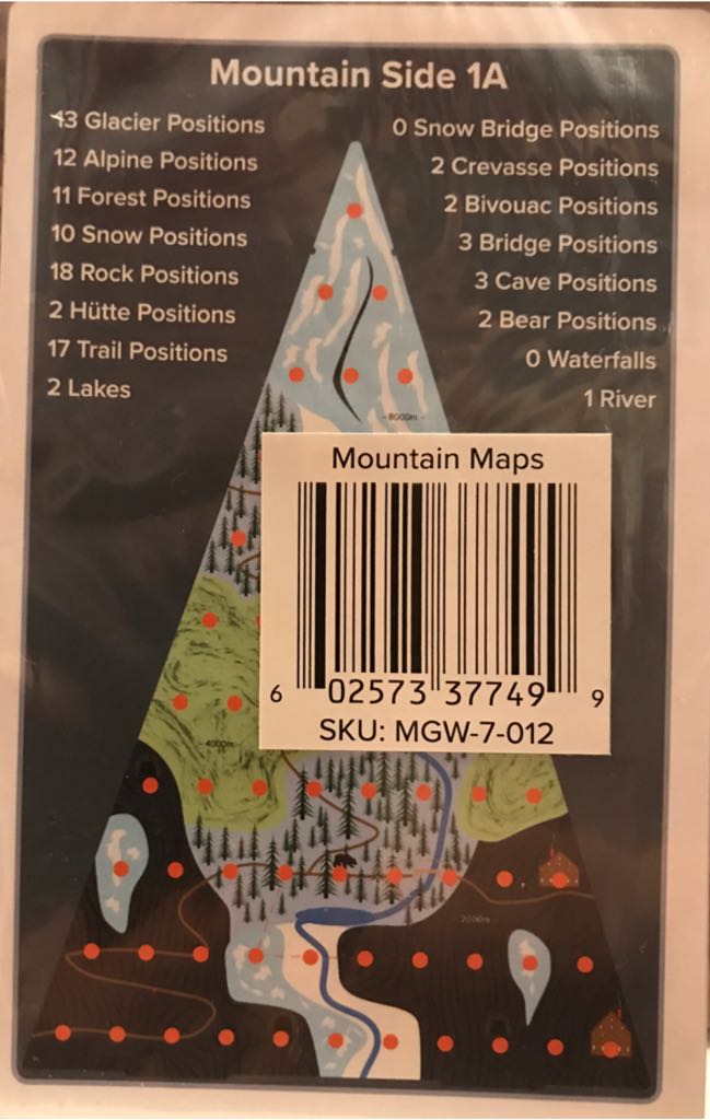 Mountaineers: Mountain Maps  board game collectible [Barcode 602573377499] - Main Image 2
