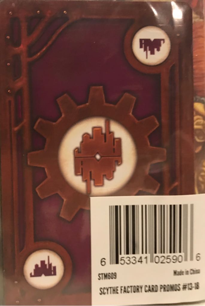 Scythe: Promo #4 - Factory Cards 13-18  (1-5) board game collectible [Barcode 653341025906] - Main Image 2