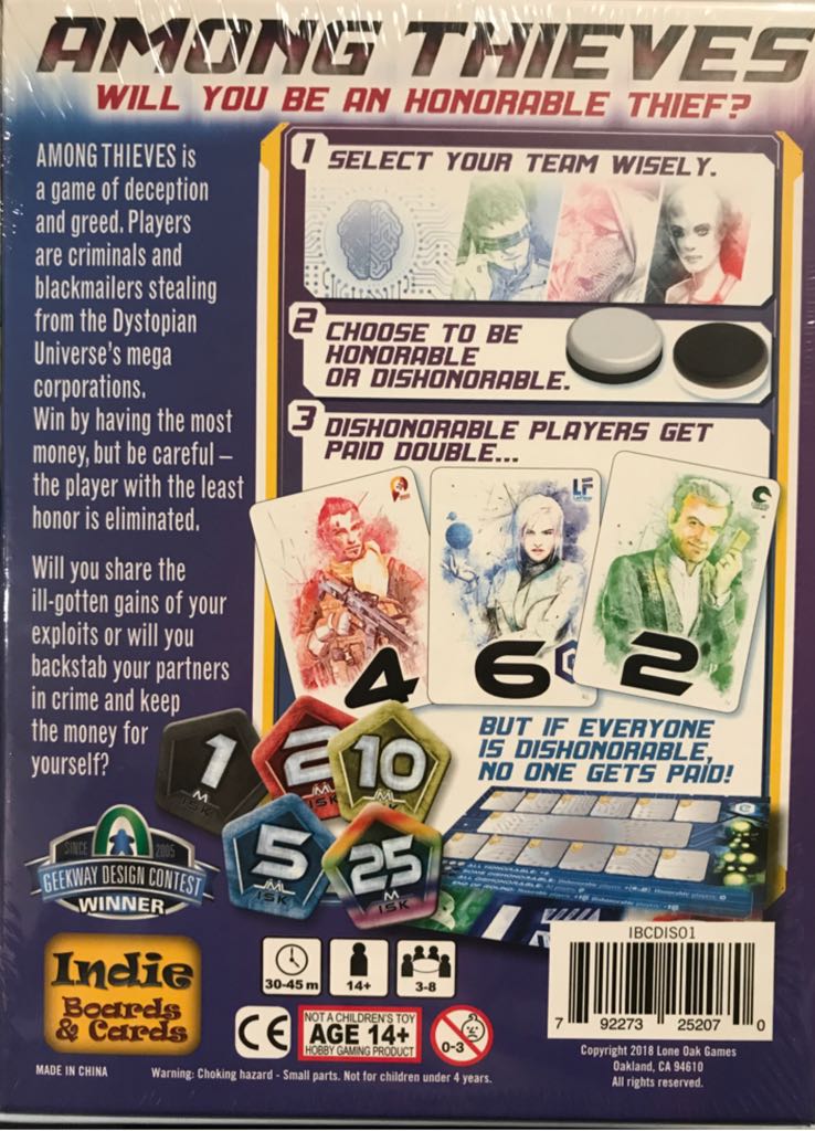 Among Thieves  (3-8) board game collectible [Barcode 792273252070] - Main Image 2