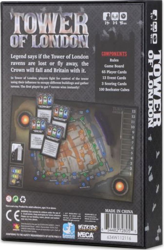 Tower of London  (3-5) board game collectible [Barcode 634482728055] - Main Image 2