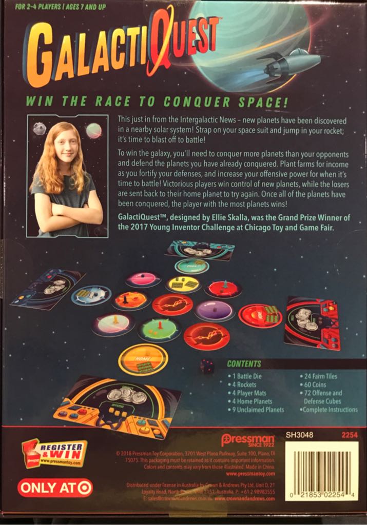 GalactiQuest  (2-4) board game collectible - Main Image 2