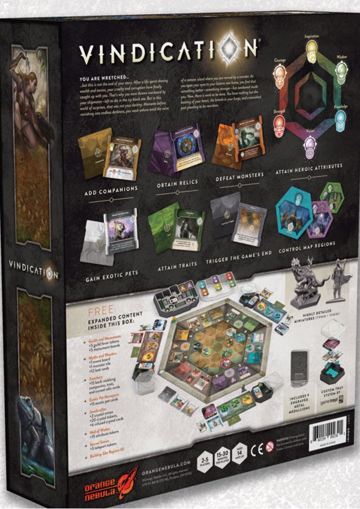 Vindication  (1-5) board game collectible [Barcode 860154002301] - Main Image 2