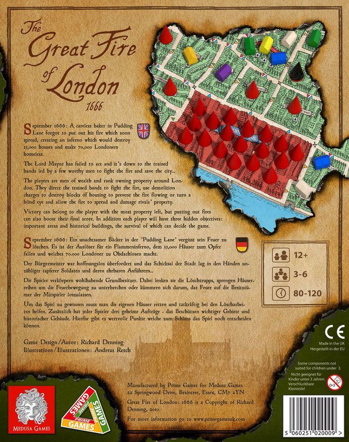 Great Fire of London 1666, The  (3-6) board game collectible [Barcode 859580004010] - Main Image 2