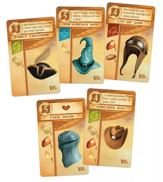 Near and Far: Handy Headwear Promo Pack  board game collectible - Main Image 3