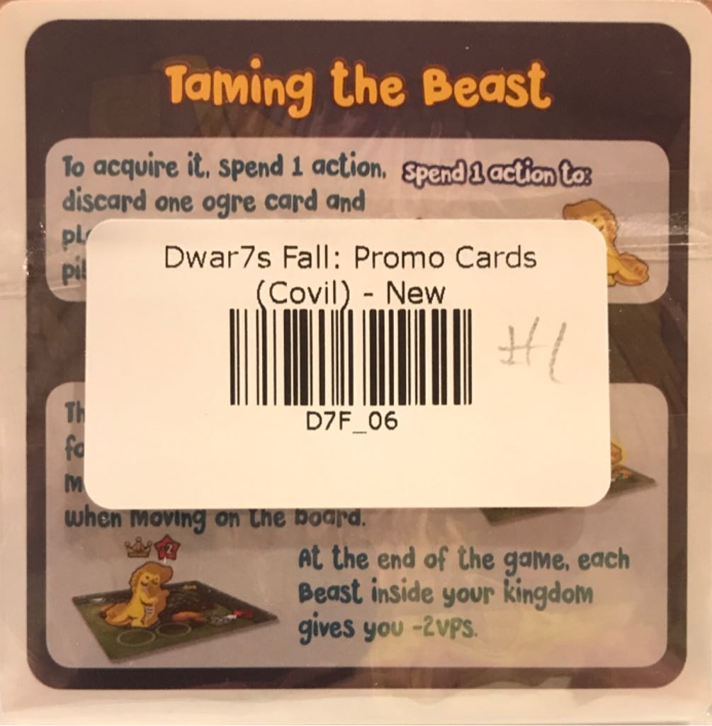 Dwar7s Fall: Promo Pack 01 (Covil)  board game collectible - Main Image 2