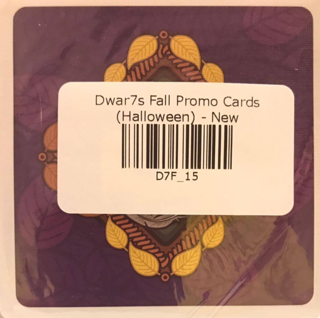 Dwar7s Fall: Promo Cards (Halloween)  board game collectible - Main Image 2