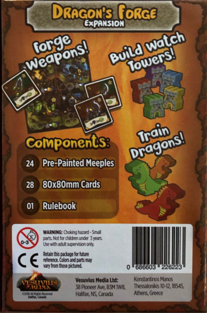 Dwar7s Fall: The Dragon’s Forge  board game collectible [Barcode 686603226223] - Main Image 2