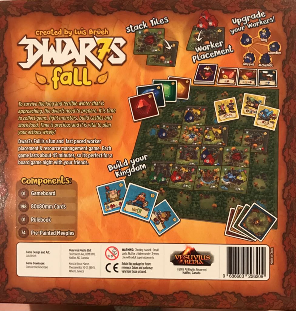 Dwar7s Fall: Big Box KS Edition  board game collectible [Barcode 686603226230] - Main Image 2