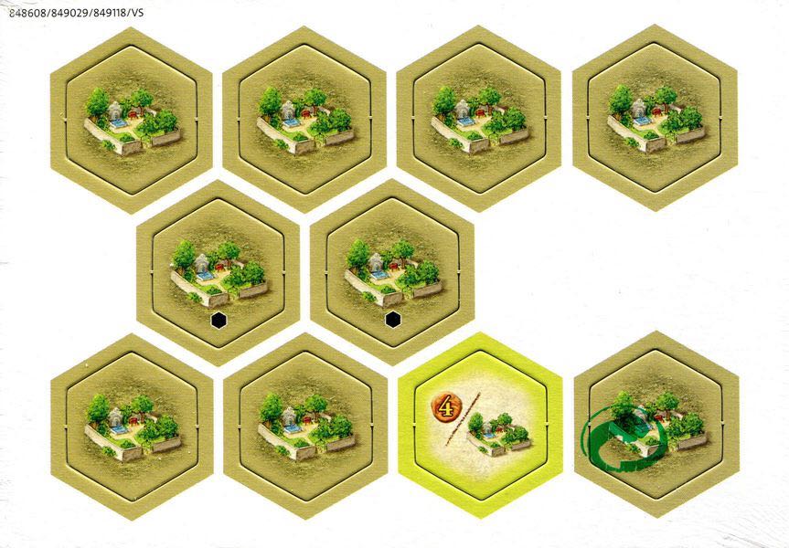 Castles of Burgundy, The: Expansion 05 - Pleasure Gardens  board game collectible - Main Image 2