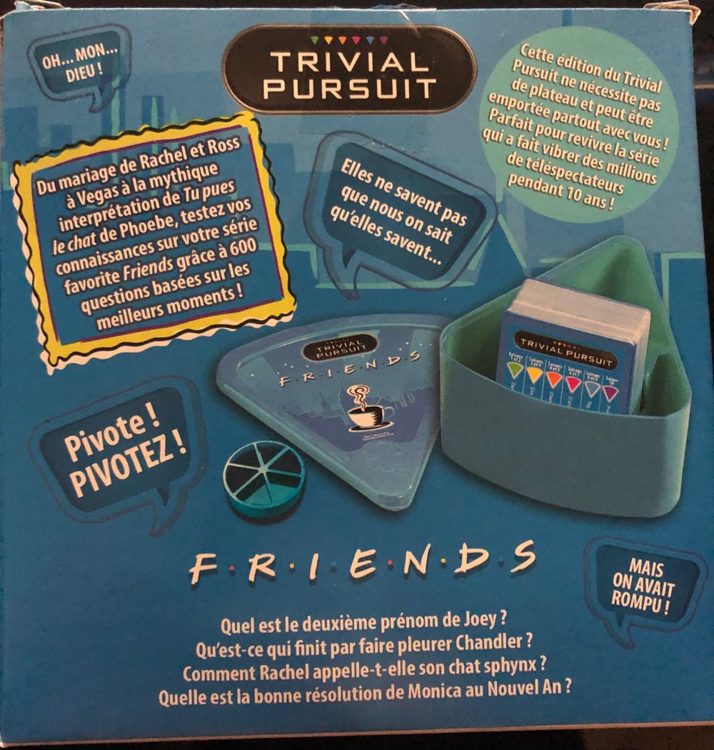 Trivial Pursuit - Friends  (2+) board game collectible [Barcode 3700126902949] - Main Image 3
