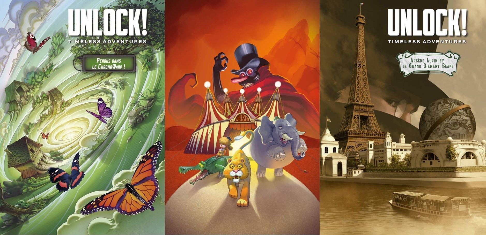 Unlock! Timeless Adventures  (1-6) board game collectible [Barcode 3558380067856] - Main Image 2